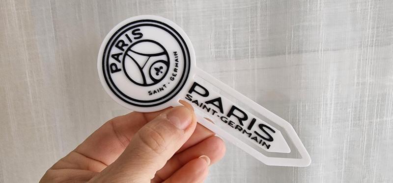 Paris Saint Germain bookmark Marcador de libros Paris Saint Germain