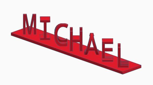 Flip text 2 in 1 (MICHAEL)