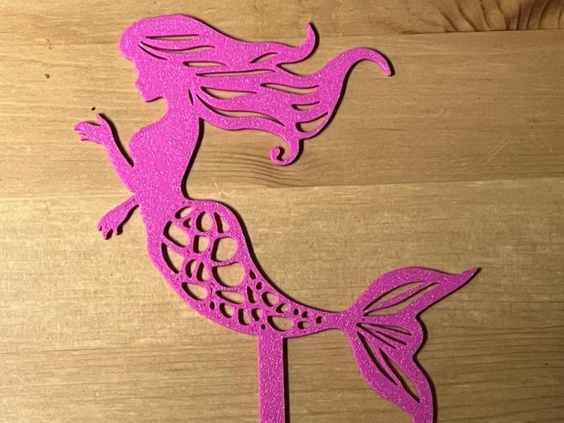 mermaid cake topper
