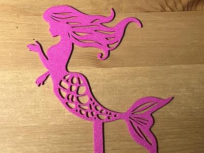 mermaid cake topper