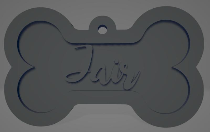 Bicolor Dog Collar "Jair" - Collar bicolor para perro "Jair"