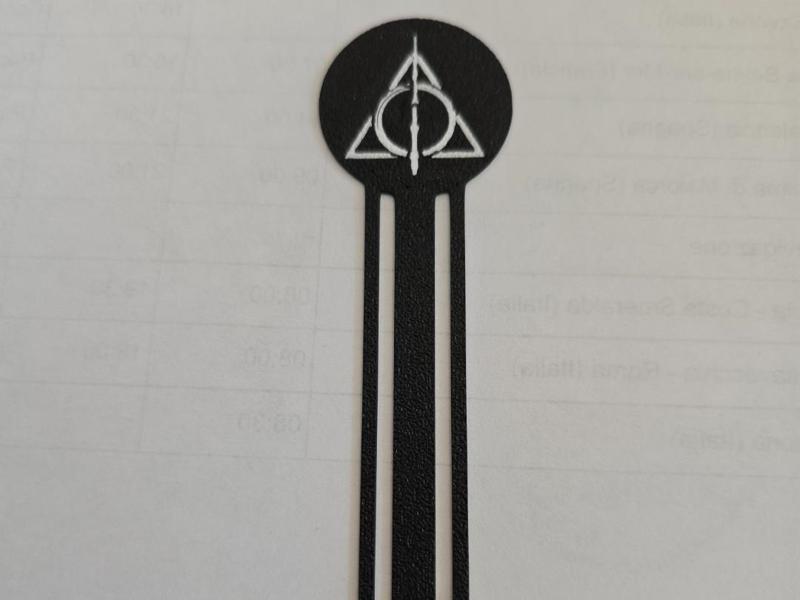 Segnalibro Harry Potter Deathly Hallows Hogwarts