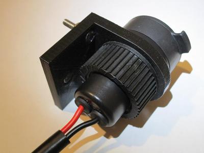 12V socket holder
