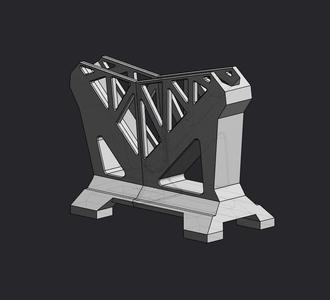 Modern Laptop Stand 3D Model – FBX, OBJ, STL, BLEND,Plasticity