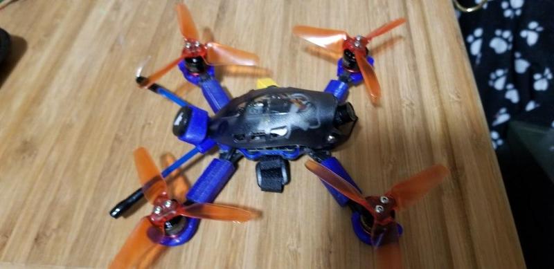 BabyHawk R motor wire guard