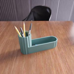 3D Desk Pen Holder STL File - 409
