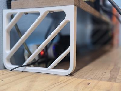 Versatile Shelf Stand - Ideal Monitor Stand, Workstation Organizer & Utility Shelf