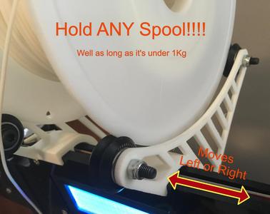 Anet A8 spool Holder with Open-builds V-wheels
