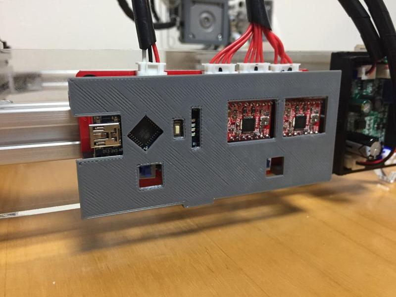 Laser engraver PCB cover