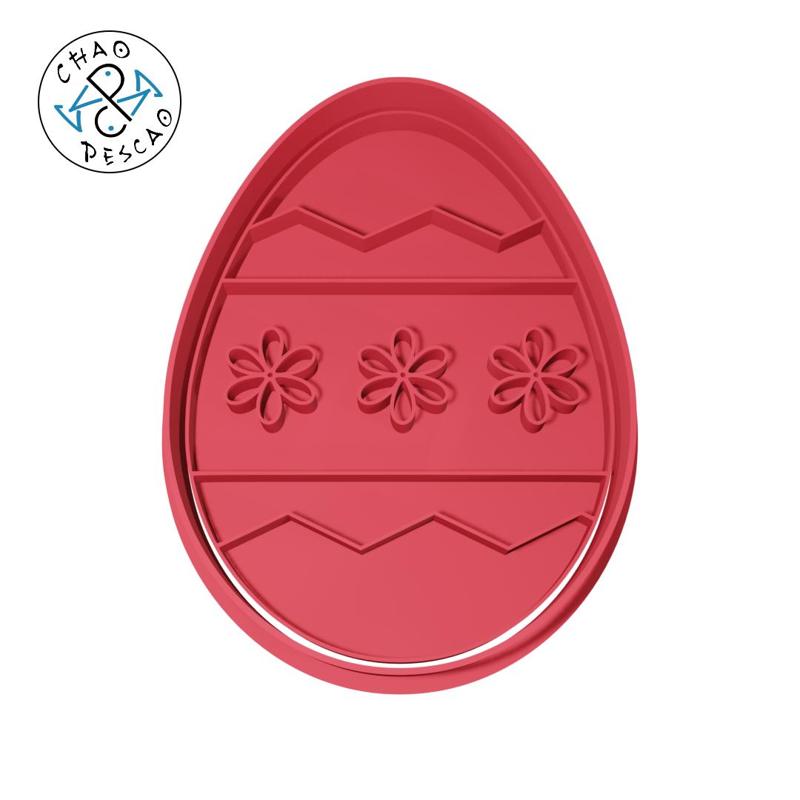 Easter Egg - Cookie Cutter - Fondant - Polymer Clay