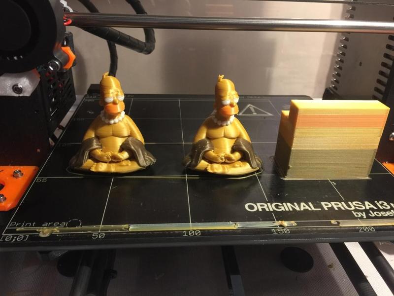 Four Colours Homer Buddha remake