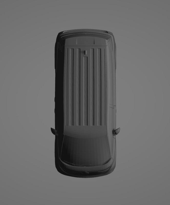 Volkswagen ID. Buzz Cargo – 3D Printable Electric Van STL Model