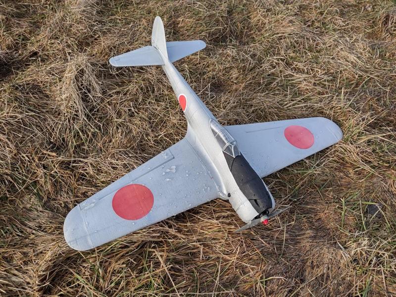 Ki-43-II Hayabusa/Oscar WWII fighter 900mm 1:12  (L3D)