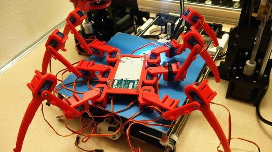 3 DOF Hexapod 18 sg90s Servos