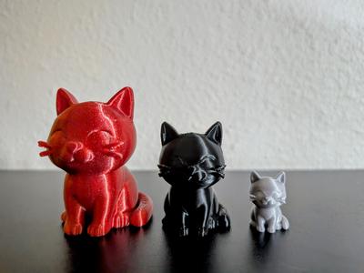 Lucky Smiling Cat – Fast, Fun, and Adorable Print