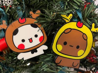 Bubu and Dudu Christmas Tree Ornament