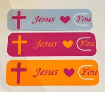 Jesus Loves You Bookmark