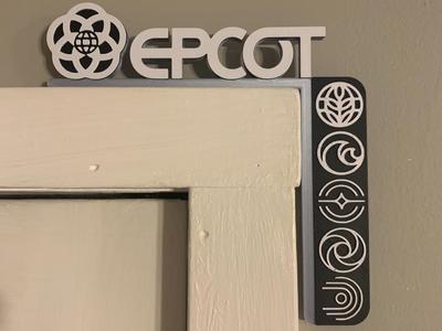 EPCOT Door Corner Decoration