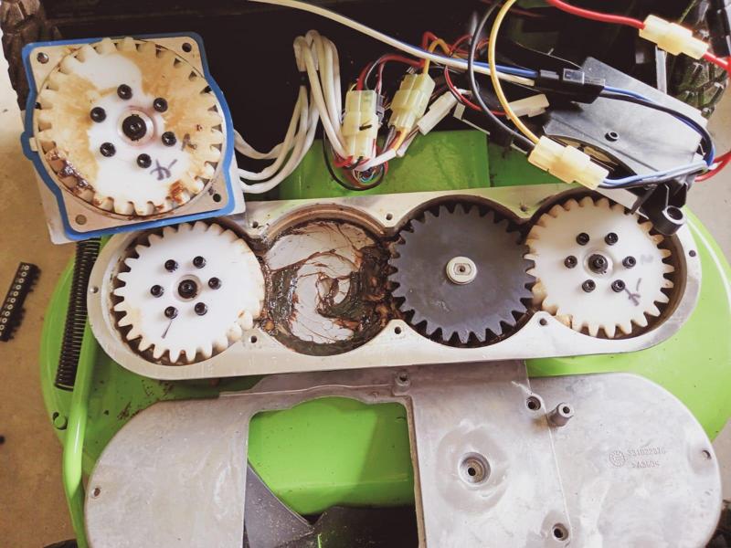 Gear to repair Greenworks push mower