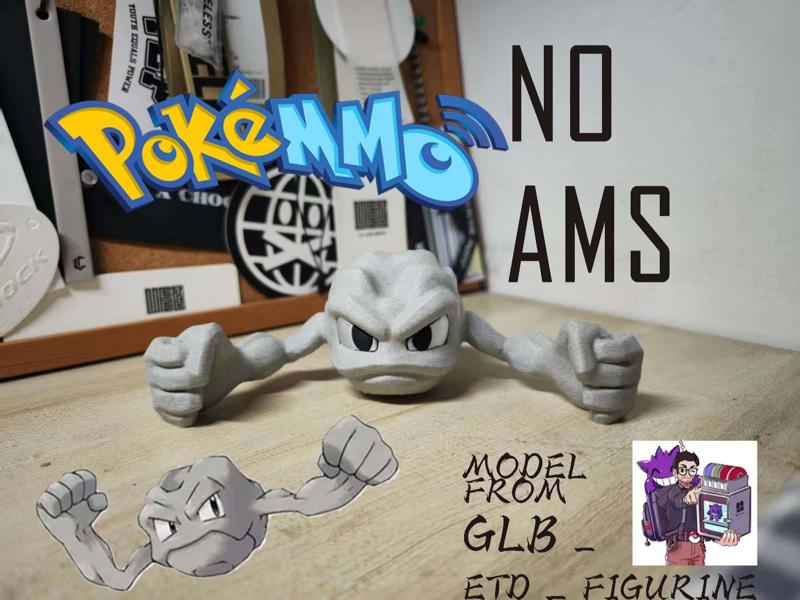 noams Pokemon Geodude 6cm tall