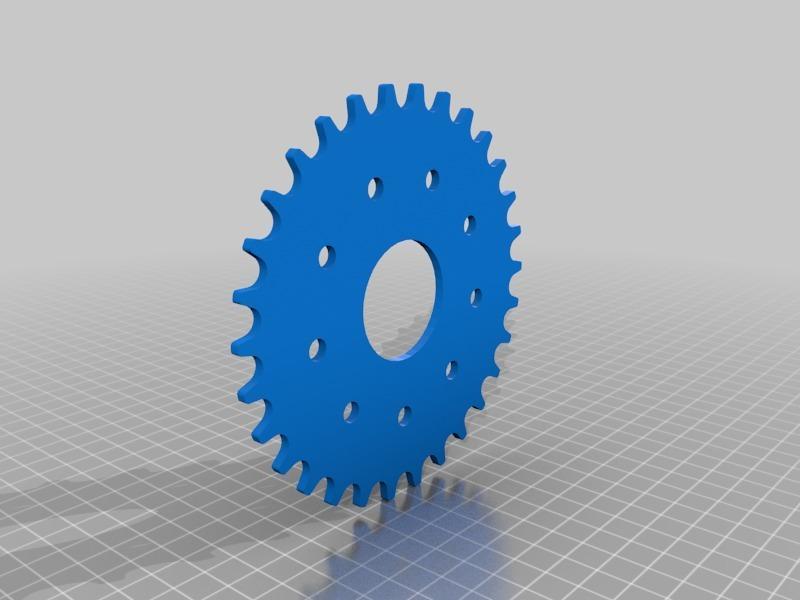 Motorized bike sprocket (developers)
