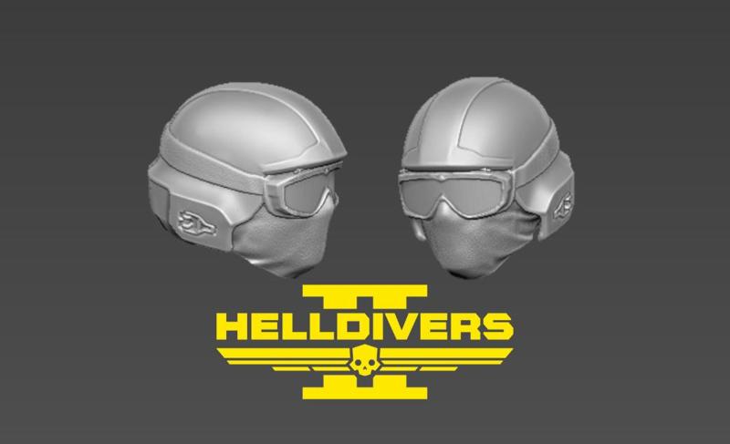 seaf helmet 1:12 HELLDIVERS 2