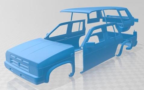 Nissan Terrano I 1993 Printable Body Car