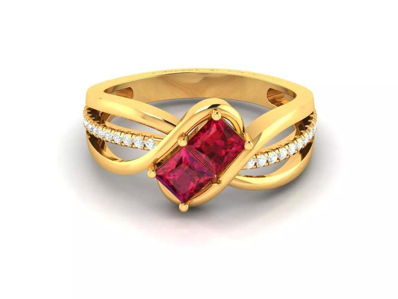 Solitaire Wedding Engagement Women Ring