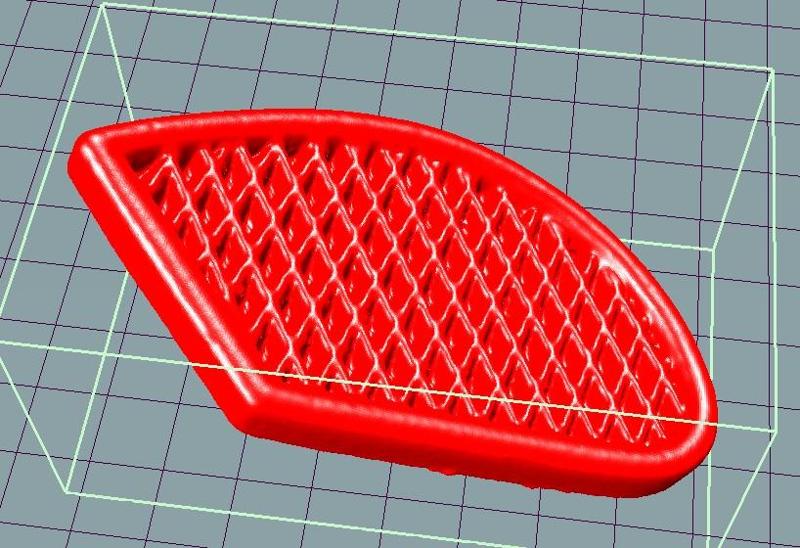 Rear false air intake trim - Italjet Dragster