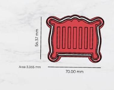 baby cradle cutter and stamp