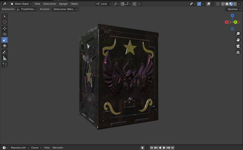 Pandora's Box "Saint Seiya" ("Surplices" - Hades) concept finished (note: It has no symbols only Template)