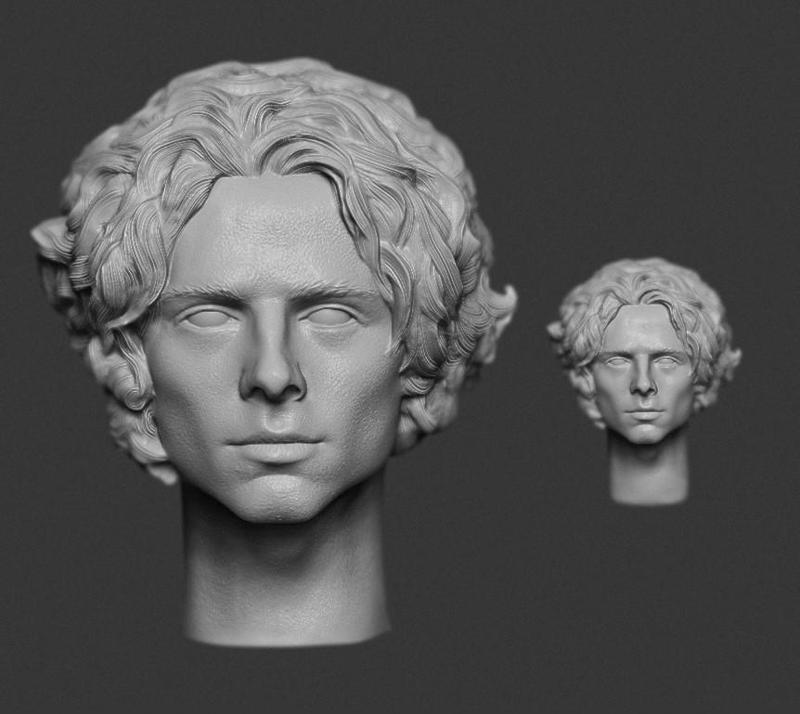 1/6 1/12 DUNE Paul Atreides Timothee Chalamet headsculpt