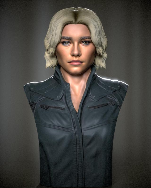 (1/6 1/12) Marvel Yelena Florence Pugh Thunderbolts* bust headsculpt