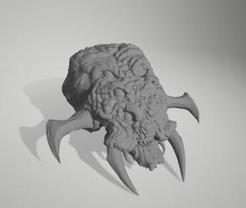 MAN SPIDER MONSTER HEAD 1/10