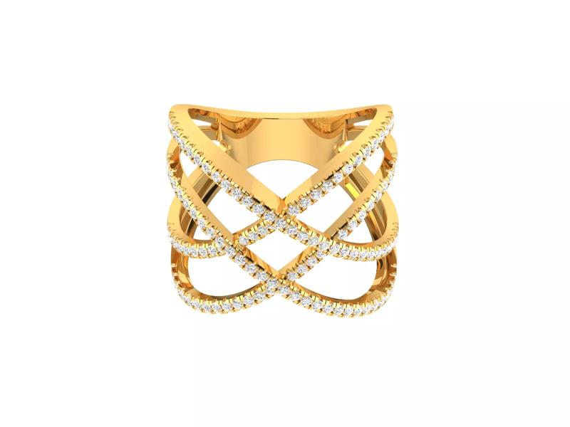 Women Engagement Wedding Ring 3dm STl OBJ FBX Render Details