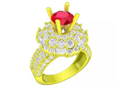 7057 luxury korean diamond women ring