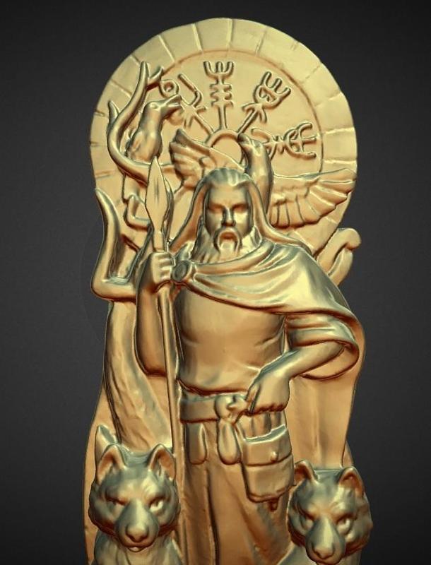 gods of asgard statue ODIN