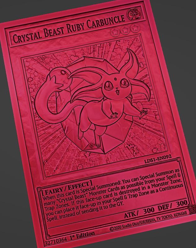 cystal beast ruby carbuncle - yugioh