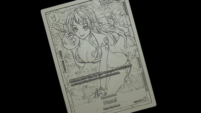 Nami - One Piece Relief Card | 3D Decorative Printable Model