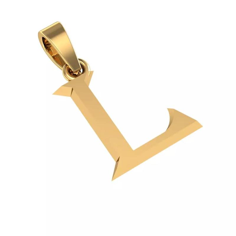 L letter pendant