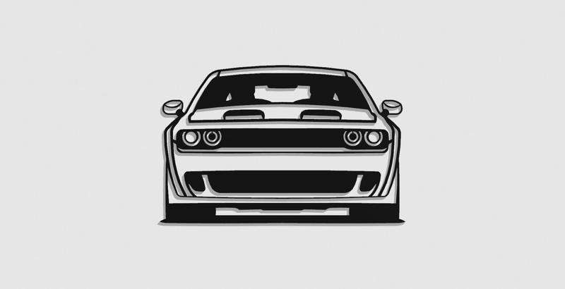 Dodge SRT Hellcat Front v1