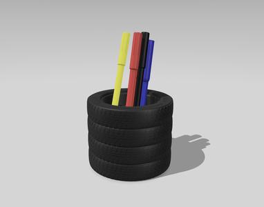 Pirelli cinturato pencil holder