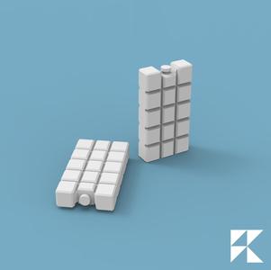 Accessories - Cooler blocks - for model kit, diorama, diecast
