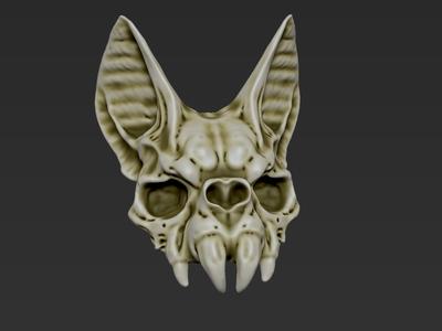 Bat or vampire skull for Halloween decoration