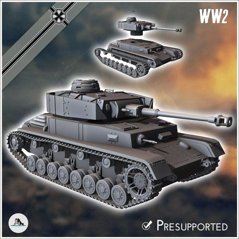 Panzer IV Ausf G with hydrostatic transmission prototype - Germa