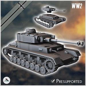 Panzer IV Ausf G with hydrostatic transmission prototype - Germa