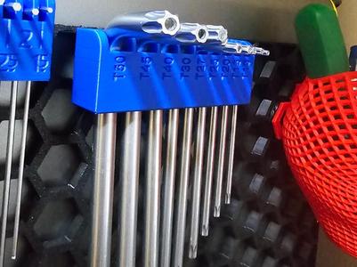 Honey Comb Wall Torx Holder