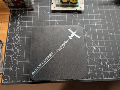 Cowboy Bebop - Space Cowboy - Lid for NokBox TTRPG Dice Box