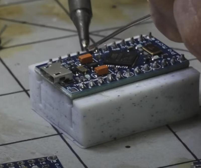Arduino Pro Micro Soldering Jig