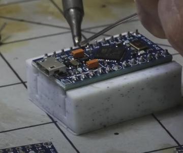 Arduino Pro Micro Soldering Jig